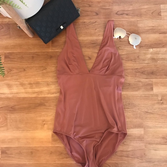 aerie Tops - Aerie Mauve BodySuit